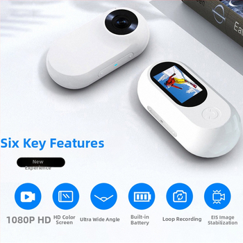 A100 mini športová kamera na prst, 16MP, 1.4 palcové LCD, TF karta, batéria ~70 min
