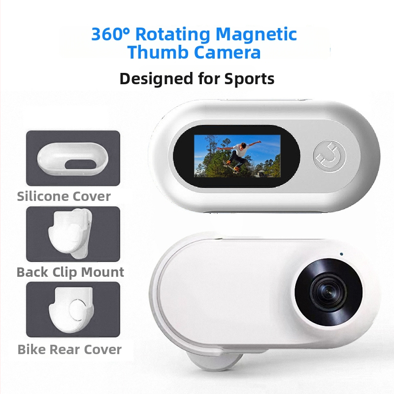 A100 mini športová kamera na prst, 16MP, 1.4 palcové LCD, TF karta, batéria ~70 min