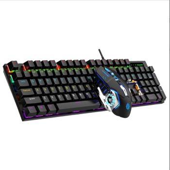 Viper KM600 žični USB set tipkovnice i miša s RGB pozadinskim osvjetljenjem, 1000dpi optički senzor, ergonomski i vodootporan, kabel duljine 1,5 m