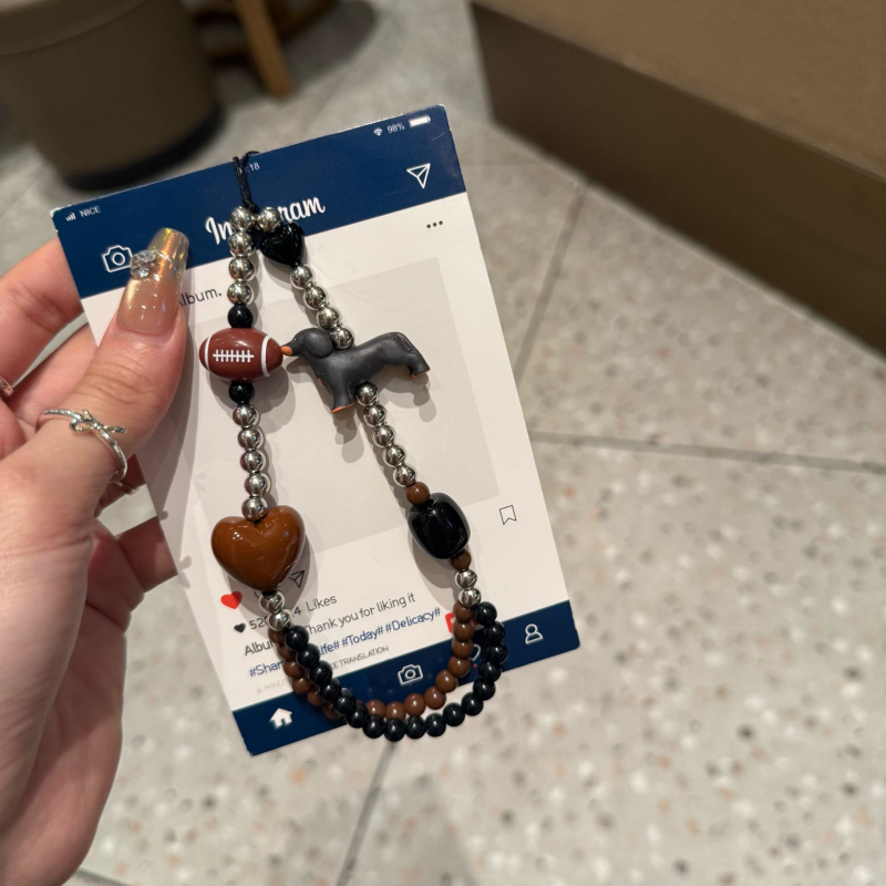 Lanyard za mobitel, ručno izrađen od PVC-a, s plastičnom kopčom, ženski stil, individualno zapakirano