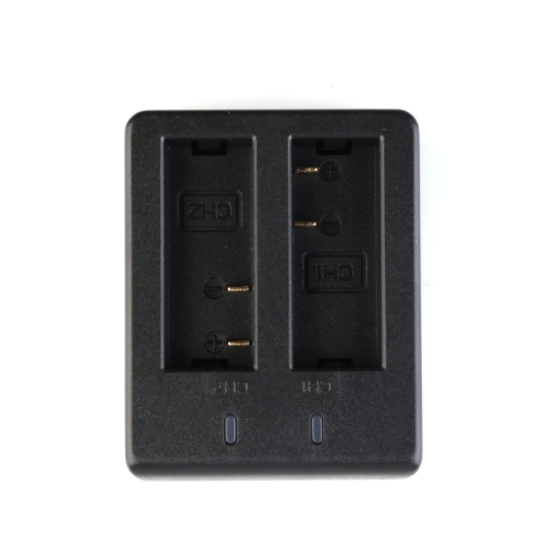 Stanica za punjenje baterije za sportsku kameru GoPro 9 – ABS, moguć tisak logotipa, uključuje 3 punjača