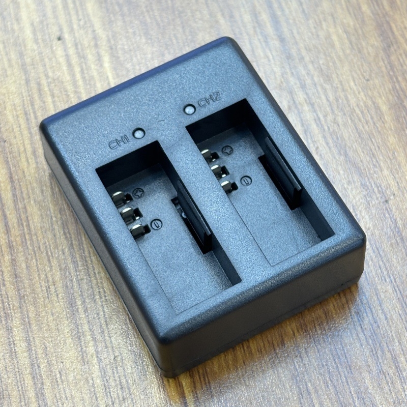 Stanica za punjenje baterije za sportsku kameru GoPro 9 – ABS, moguć tisak logotipa, uključuje 3 punjača