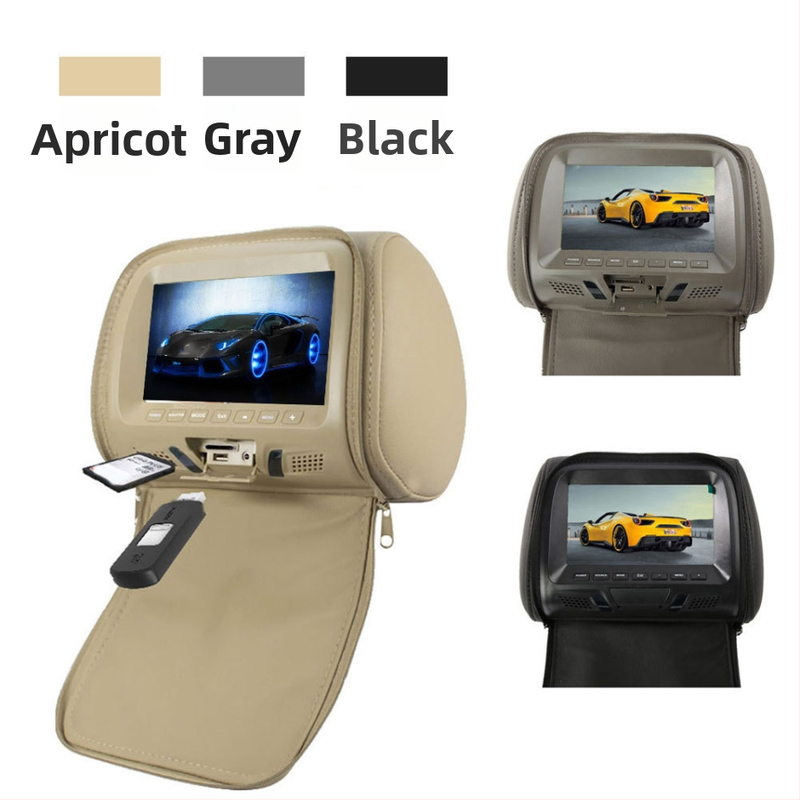 Automobilio galinės sėdynės monitorius MP5 su USB/SD atmintine, LED ekranas, raiška 800x480, AV įvestis, modelis JH1013-MP501