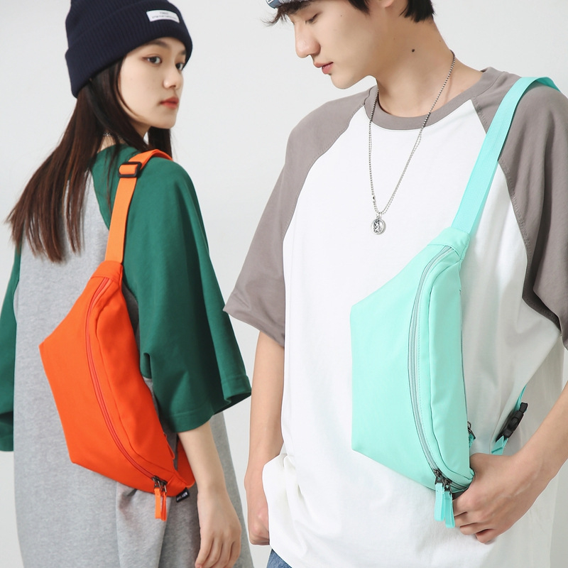 Crossbody torba za vožnju biciklom, urban minimalistički stil, Oxford materijal, zatvarač, unutarnja džep za telefon, poliester podstava