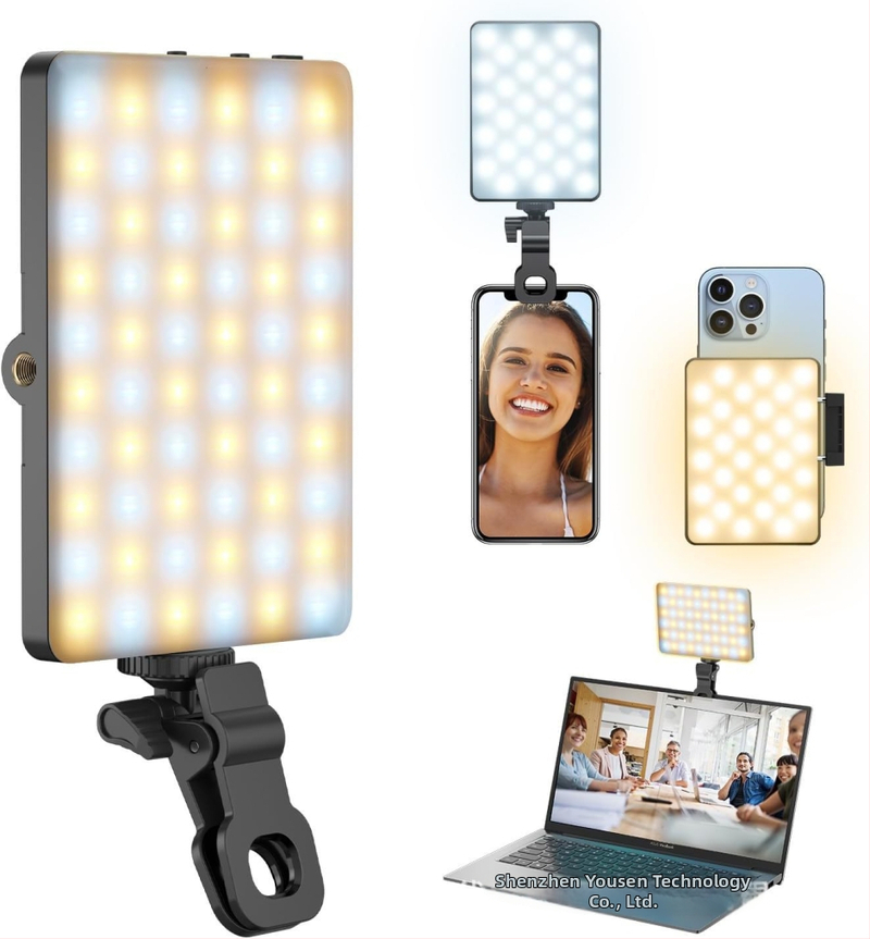 Osvetlenie pre mobilný telefón – 30W, vstavaná batéria, ručné použitie, fotografické osvetlenie