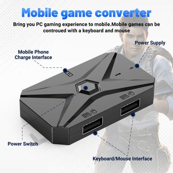 Гейминг клавиатура с периферия за Android мобилни игри, безжична връзка, марка Good Shadow