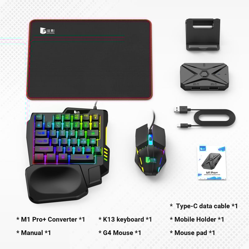 Гейминг клавиатура с периферия за Android мобилни игри, безжична връзка, марка Good Shadow