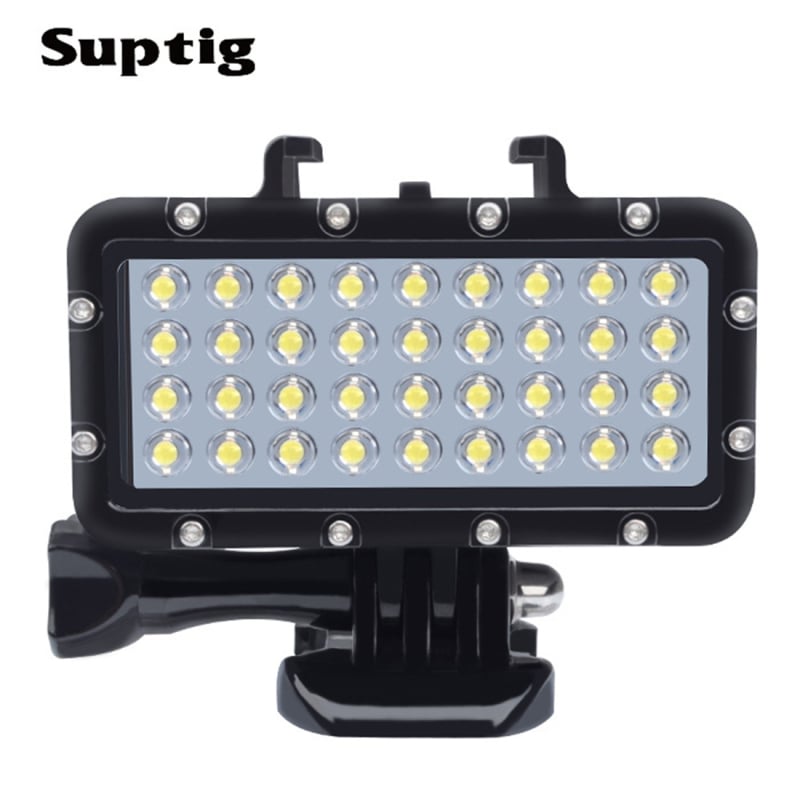 SUPTIG GoPro podvodna svjetiljka – LED vodootporno podvodno osvjetljenje, kompatibilno s GoPro kamerama, paket od 3 komada