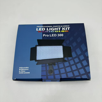 U300 Lumină de fill pentru fotografie, baterie încorporată – panou portabil pentru desktop