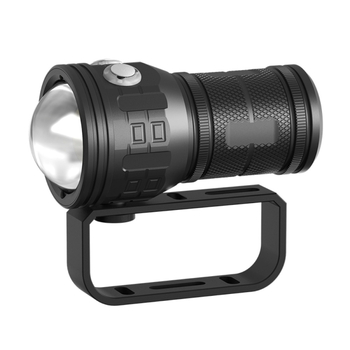 Potapajuća svjetiljka s ugrađenom baterijom 12800 mAh, 50 W LED za podvodnu fotografiju, izravno punjenje, kućište od aluminijske legure, domet 100–200 m