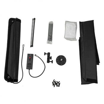 LED pružné svetlo pre živé vysielanie a fotografovanie — 101–150W, 220V, tri teploty farieb, model Roll Cloth Lamp