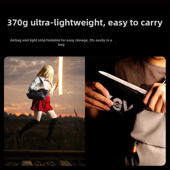 Inkee GCA30C RGB LED svetlo na doplnenie fotografií – prenášateľné ručné svetlo pre vonkajšie snímanie a živé vysielanie (10–50W, vstavaná batéria)