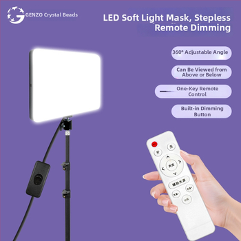 Lampă LED pentru live streaming, model 2316, trei temperaturi de culoare, putere sub 10W, 170-245V AC
