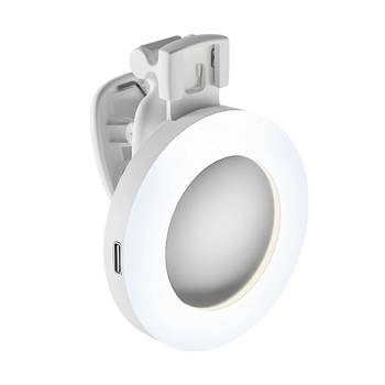 Lumină de umplere mini D6, pentru fotografiere și streaming live, portabilă, cu 3 temperaturi de culoare, putere ≤10W, 5V