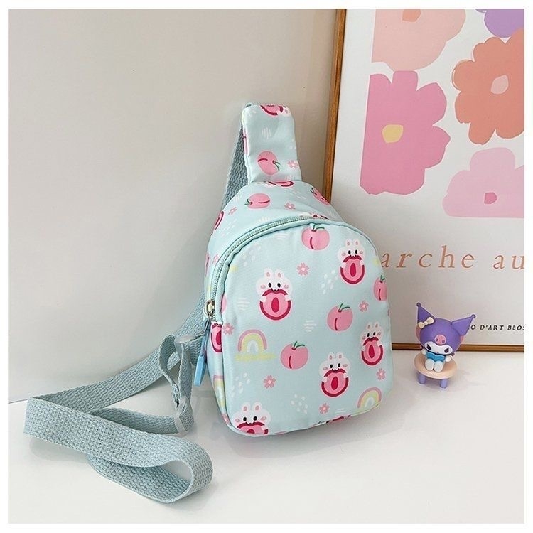 Dječja crossbody torba, svjež i sladak stil; materijal najlon, podstava poliester, zatvaranje zatvaračem, vanjski trodimenzionalni dizajn