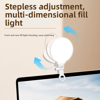 Mini LED vypĺňacie svetlo pre fotografovanie a živé vysielanie, model F01, trojfarebná LED, 3.5W, 5V, ručné použitie