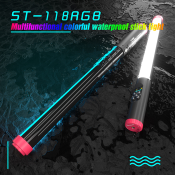 ST-118 Lumină de umplere RGB — LED portabil, baterie încorporată, 5W, reglabilă intensitatea luminoasă