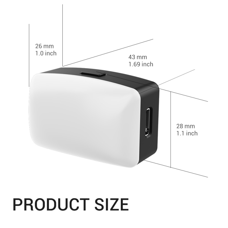 LED svjetlo za popunu C05 – tri boje temperature, snaga ispod 10W, napon 3,7V