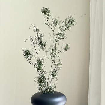 DIY фотографски реквизит със запазени цветя – къдрава коприна трева, Трава на безпорядъка (Материал: запазени цветя; Вид: Трава на безпорядъка; Използване: за фотография)