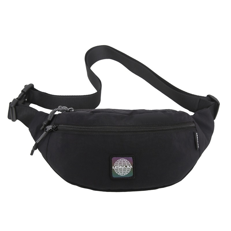 Geantă crossbody unisex din nylon pentru călătorii, închidere cu fermoar, căptușeală poliester, vara 2025