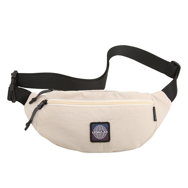 Geantă crossbody unisex din nylon pentru călătorii, închidere cu fermoar, căptușeală poliester, vara 2025
