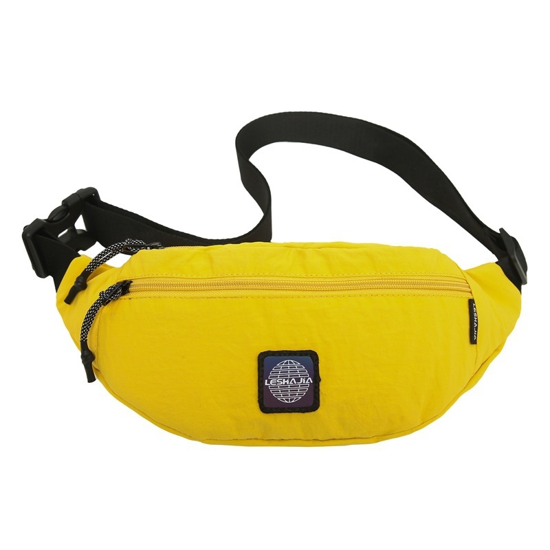 Geantă crossbody unisex din nylon pentru călătorii, închidere cu fermoar, căptușeală poliester, vara 2025