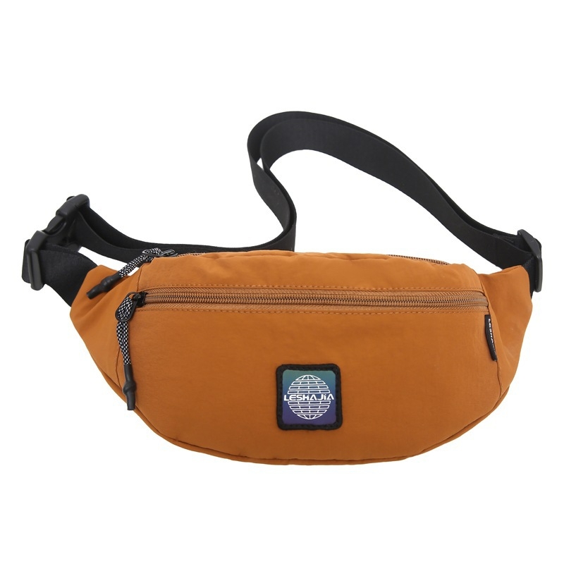 Geantă crossbody unisex din nylon pentru călătorii, închidere cu fermoar, căptușeală poliester, vara 2025