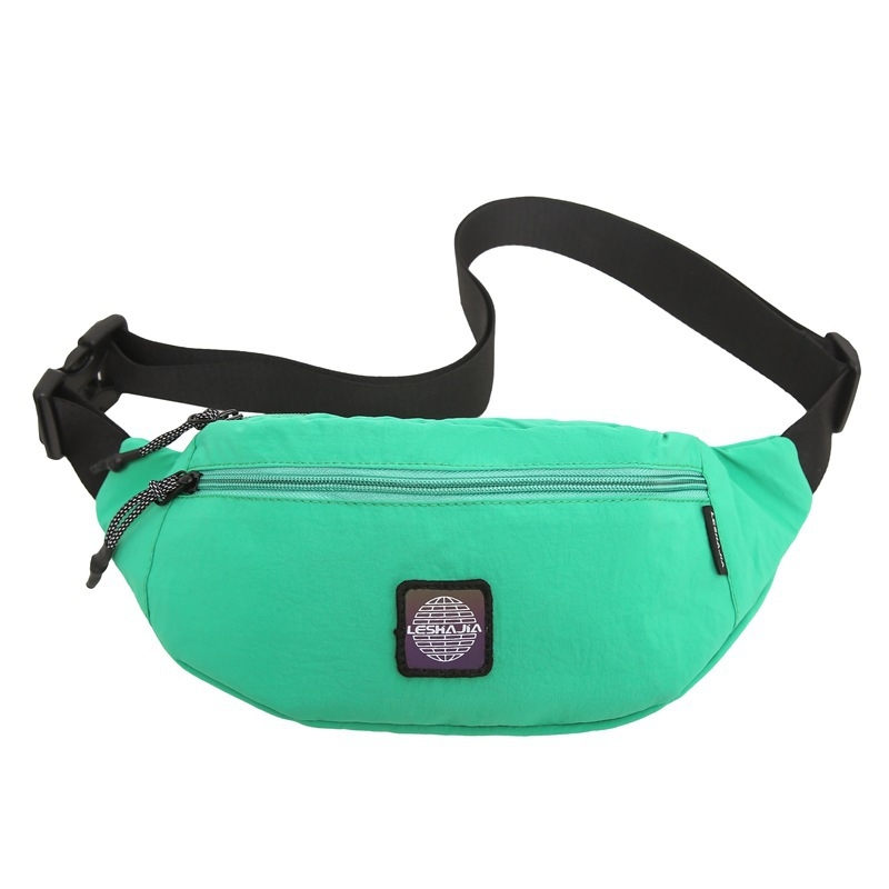 Geantă crossbody unisex din nylon pentru călătorii, închidere cu fermoar, căptușeală poliester, vara 2025