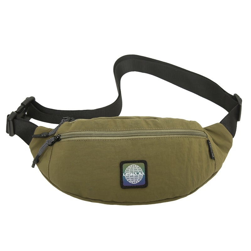 Geantă crossbody unisex din nylon pentru călătorii, închidere cu fermoar, căptușeală poliester, vara 2025