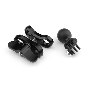 GoPro 13 Series Akcijska Kamera Ball Head Clamp Adapter Base — Aluminij + Plast, Kompatibilno s Podvodnim Svjetlom