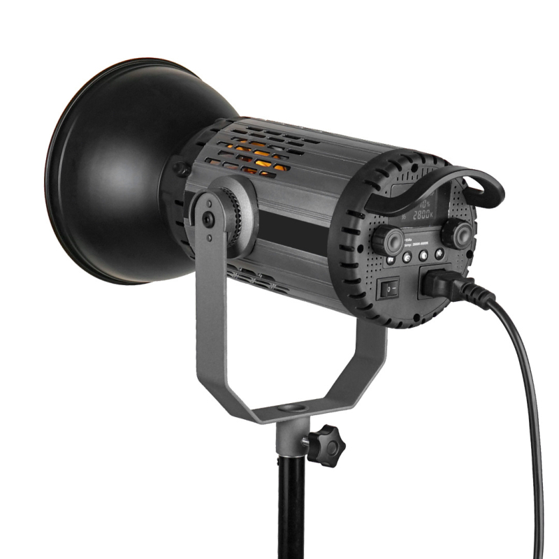 Lumină de umplere pentru fotografie, 250W, cu suport în formă de U, 220V, pentru streaming live și iluminare cu raze profunde