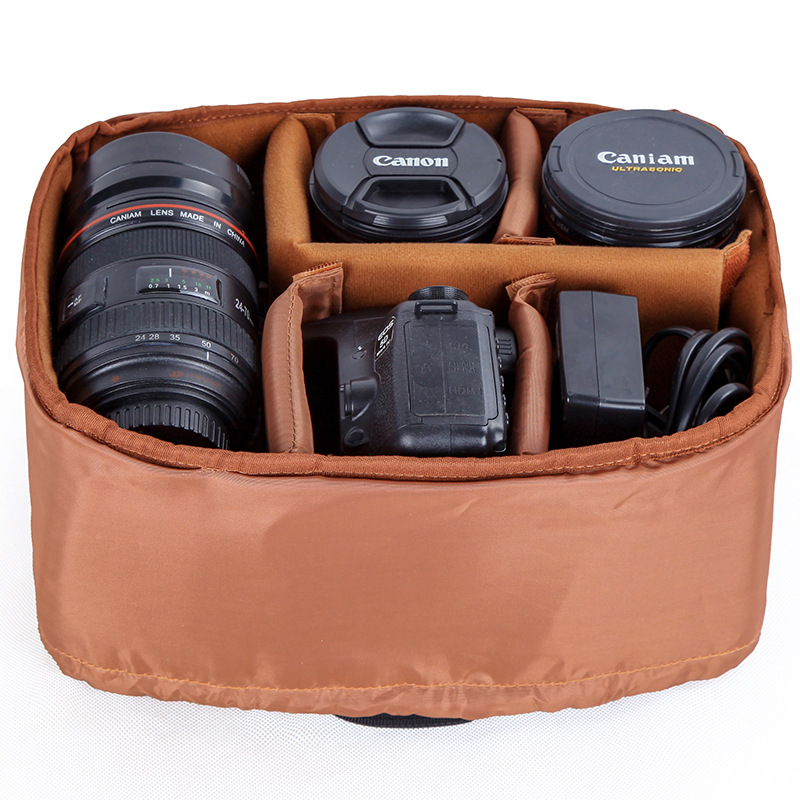 Peties fotoaparato krepšys su vieno objektyvo ir be bez spogulio kameros, poliesterio išorė ir poliesterio vidus, universalus, namų saugojimas