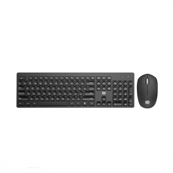 Bežični komplet tipkovnice i miša s USB sučeljem, 1600 DPI optički, Plug-and-Play, ergonomski dizajn