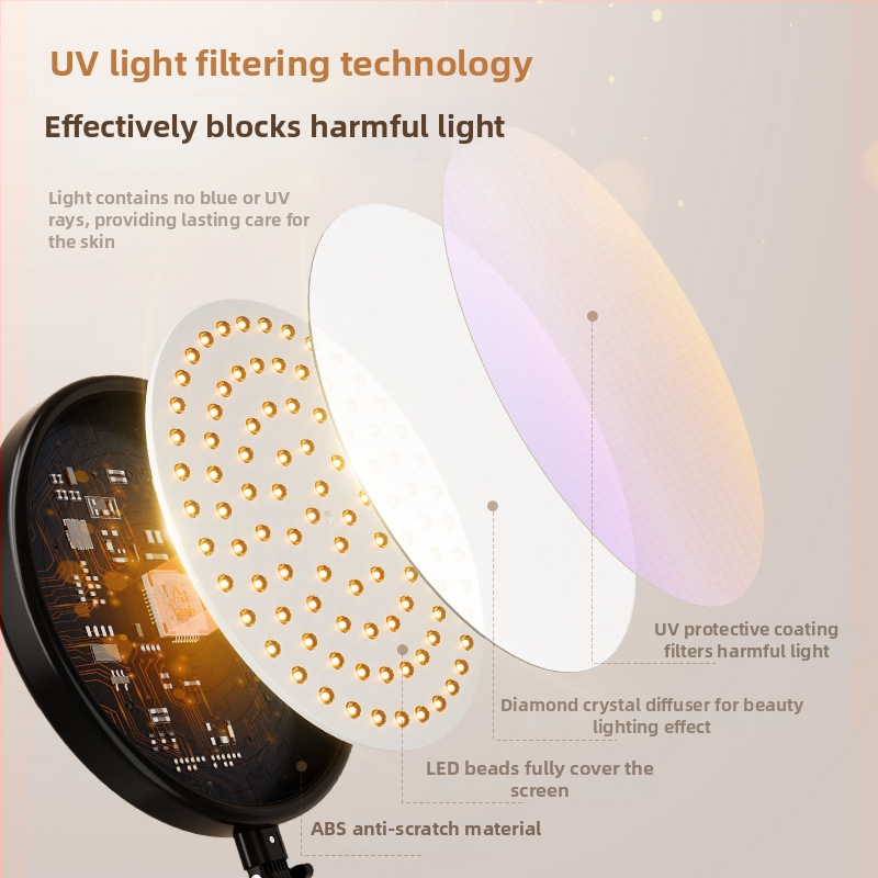 Lampa K50 pentru Live de la Xiaotian — 50W, 220V, utilizare pe birou, pentru streaming