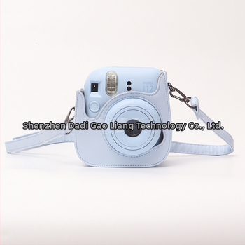 Polaroid Mini12 Taška na rameno pre fotoaparát - PU Koža, Nepremokavá, Odolná voči opotrebeniu, Proti prestrihnutiu, Ramenný popruh s vzduchovou výplňou