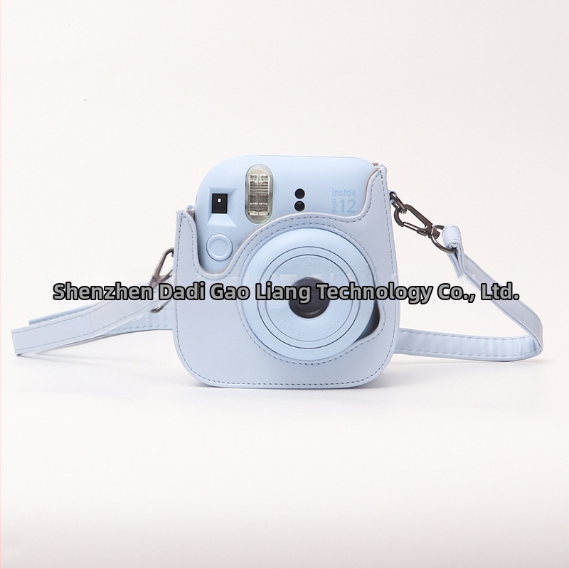 Polaroid Mini12 Taška na rameno pre fotoaparát - PU Koža, Nepremokavá, Odolná voči opotrebeniu, Proti prestrihnutiu, Ramenný popruh s vzduchovou výplňou