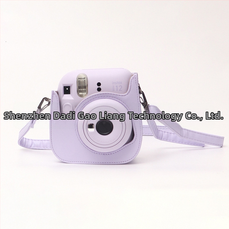 Polaroid Mini12 Taška na rameno pre fotoaparát - PU Koža, Nepremokavá, Odolná voči opotrebeniu, Proti prestrihnutiu, Ramenný popruh s vzduchovou výplňou