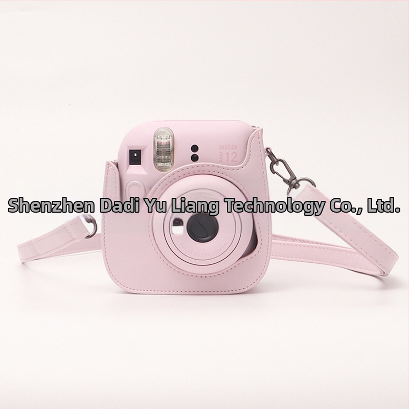 Polaroid Mini12 Taška na rameno pre fotoaparát - PU Koža, Nepremokavá, Odolná voči opotrebeniu, Proti prestrihnutiu, Ramenný popruh s vzduchovou výplňou