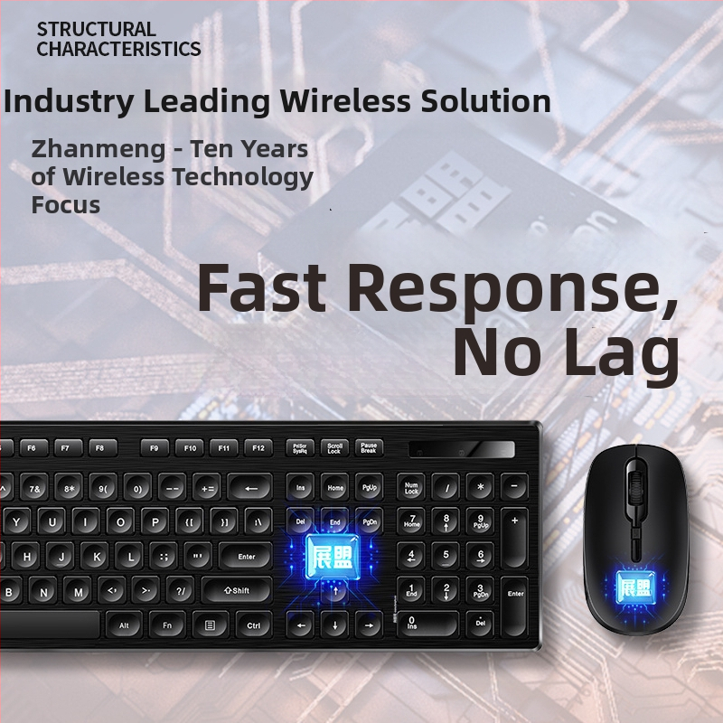 Ασύρματο σετ πληκτρολογίου και ποντικιού V3Max, ήσυχα πλήκτρα, USB διεπαφές, οπτικά 1500dpi, εργονομικός σχεδιασμός