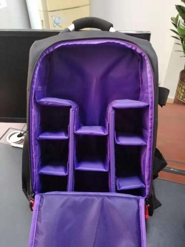 Rucsac DSLR pentru cameră: Nailon impermeabil, respirabil, rezistent la uzură, protecție antișoc și căptușeală interioară din poliester, model LY180590