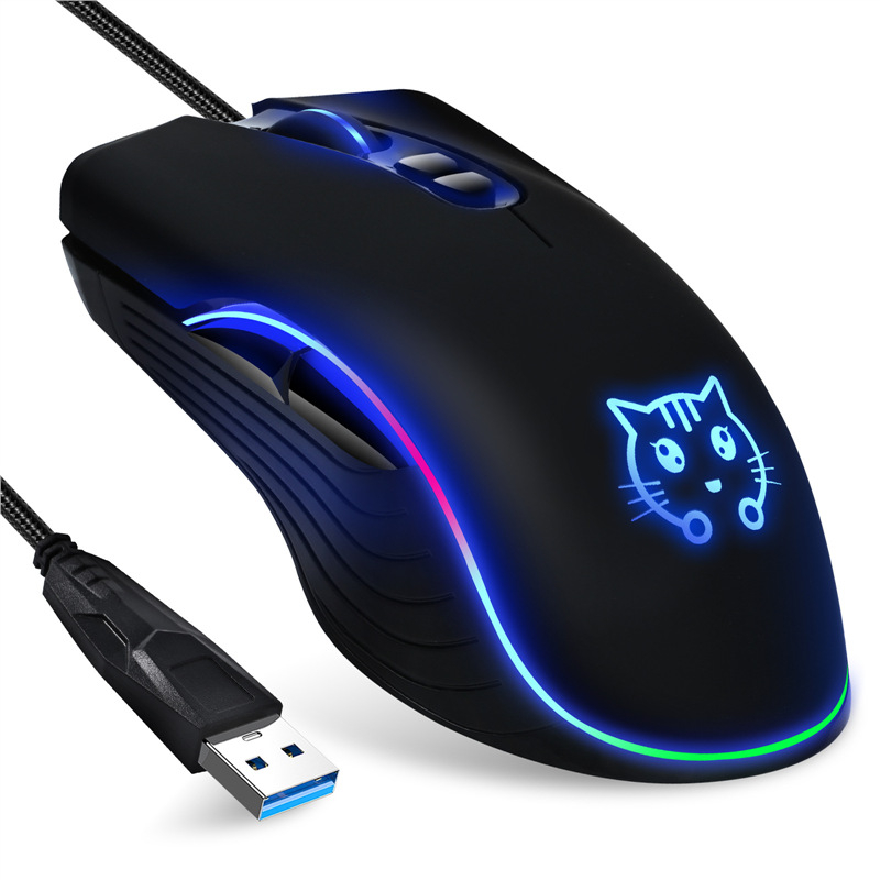 Ποντίκι gaming με καλώδιο LUNA, USB διεπαφή, οπτικός αισθητήρας 2400 DPI, 6 πλήκτρα, 4 επίπεδα ρύθμισης DPI