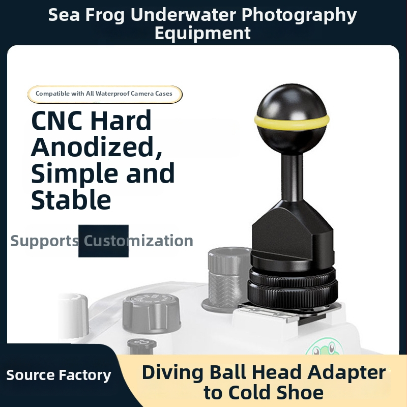 Sea Frog ūdensizturīgs kameru korpuss | alumīnija sakausējums | BH-3 modelis | universāla saderība | maksimālais slodze 10 kg