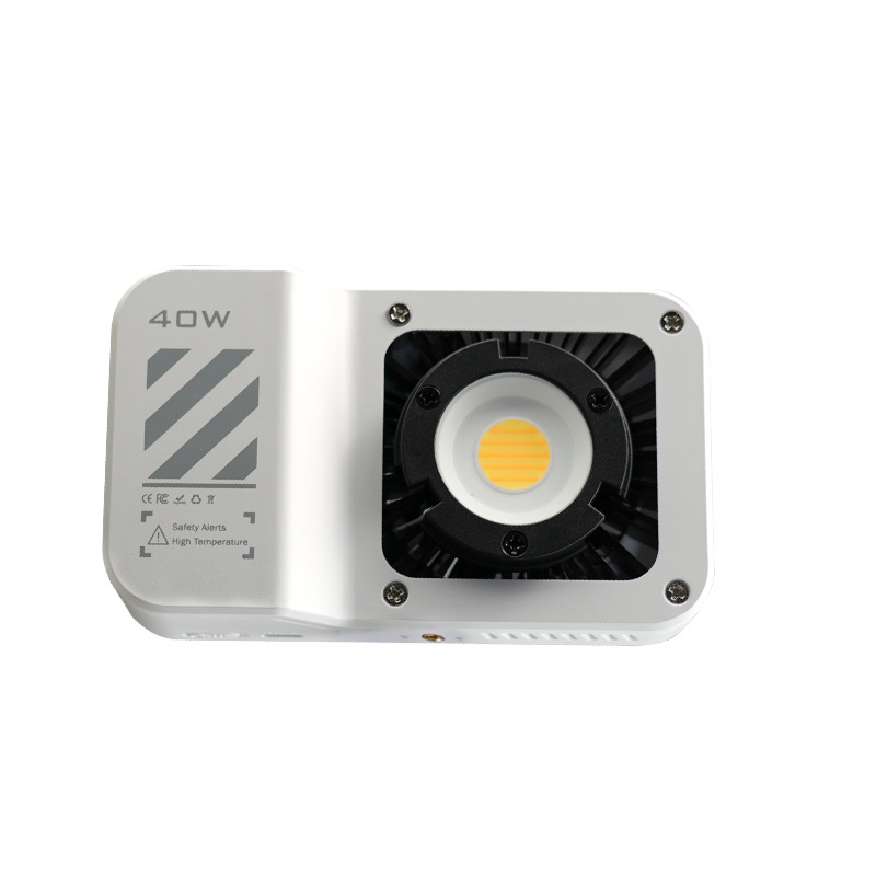 Vreckové svetlo na fotografovanie s vstavanou batériou — ručné ovládanie, nastaviteľná teplota farieb 2500K-9900K, výkon 51-100W, 220V