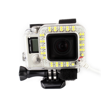 GoPro HERO3/4 Lumină de Umplere pentru Carcasă Impermeabilă – Lampă ABS, Greutate Maximă 2 kg