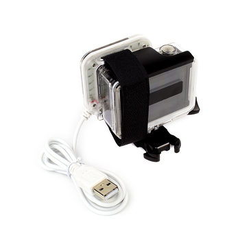GoPro HERO3/4 Lumină de Umplere pentru Carcasă Impermeabilă – Lampă ABS, Greutate Maximă 2 kg