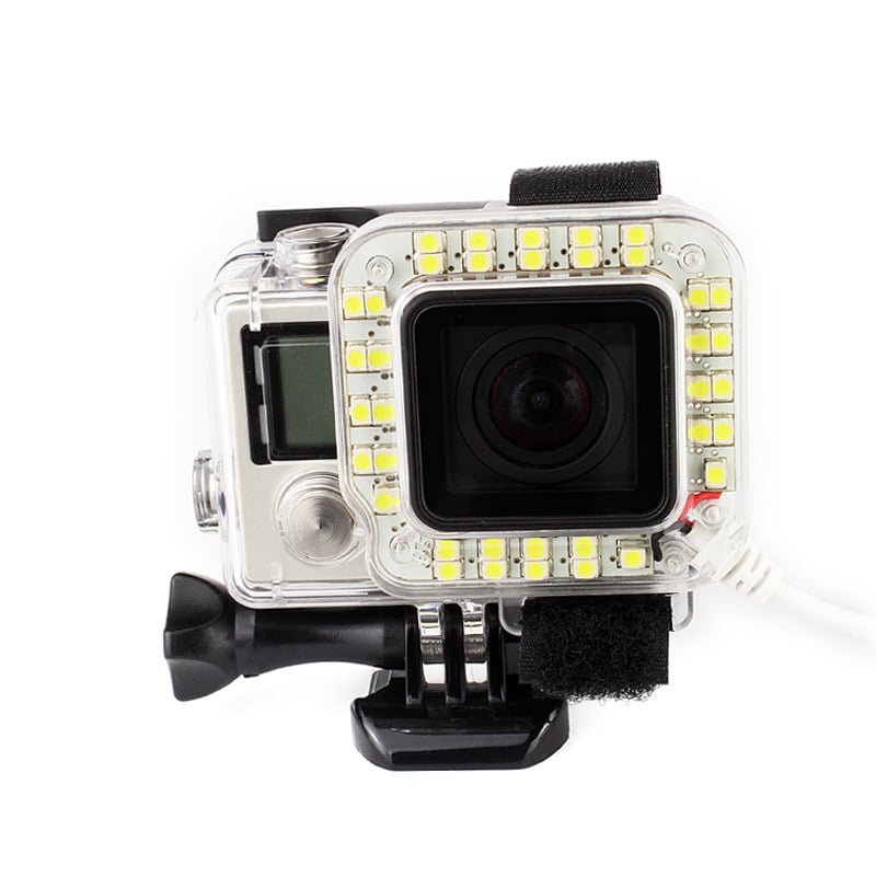 GoPro HERO3/4 Lumină de Umplere pentru Carcasă Impermeabilă – Lampă ABS, Greutate Maximă 2 kg