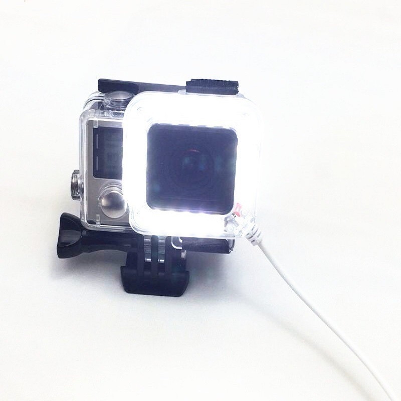 GoPro HERO3/4 Lumină de Umplere pentru Carcasă Impermeabilă – Lampă ABS, Greutate Maximă 2 kg