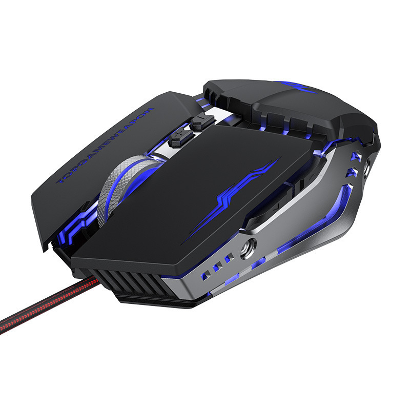 Optična USB kabelska miš za stolno računalo — 1600 DPI, kabel 1,4 m, ergonomski dizajn, kotačić za pomicanje