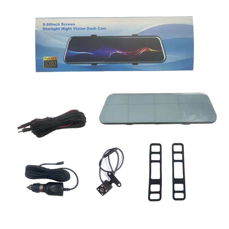 Automobilska dash kamera s dvostrukim snimanjem naprijed i nazad, 1080p, 120° kut gledanja, WIFI, 16GB TF kartica