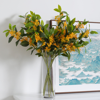 Τεχνητό δέντρο Osmanthus με φύλλα από πλαστικό και μεταξωτά, ρεαλιστική υφή φύλλων, κωδικός προϊόντος YH202503, ποικιλία 3283093